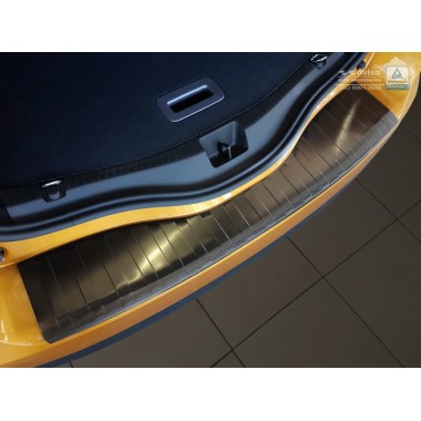 Накладка на задний бампер (черная) Renault Scenic IV (2016-) бренд – Avisa главное фото
